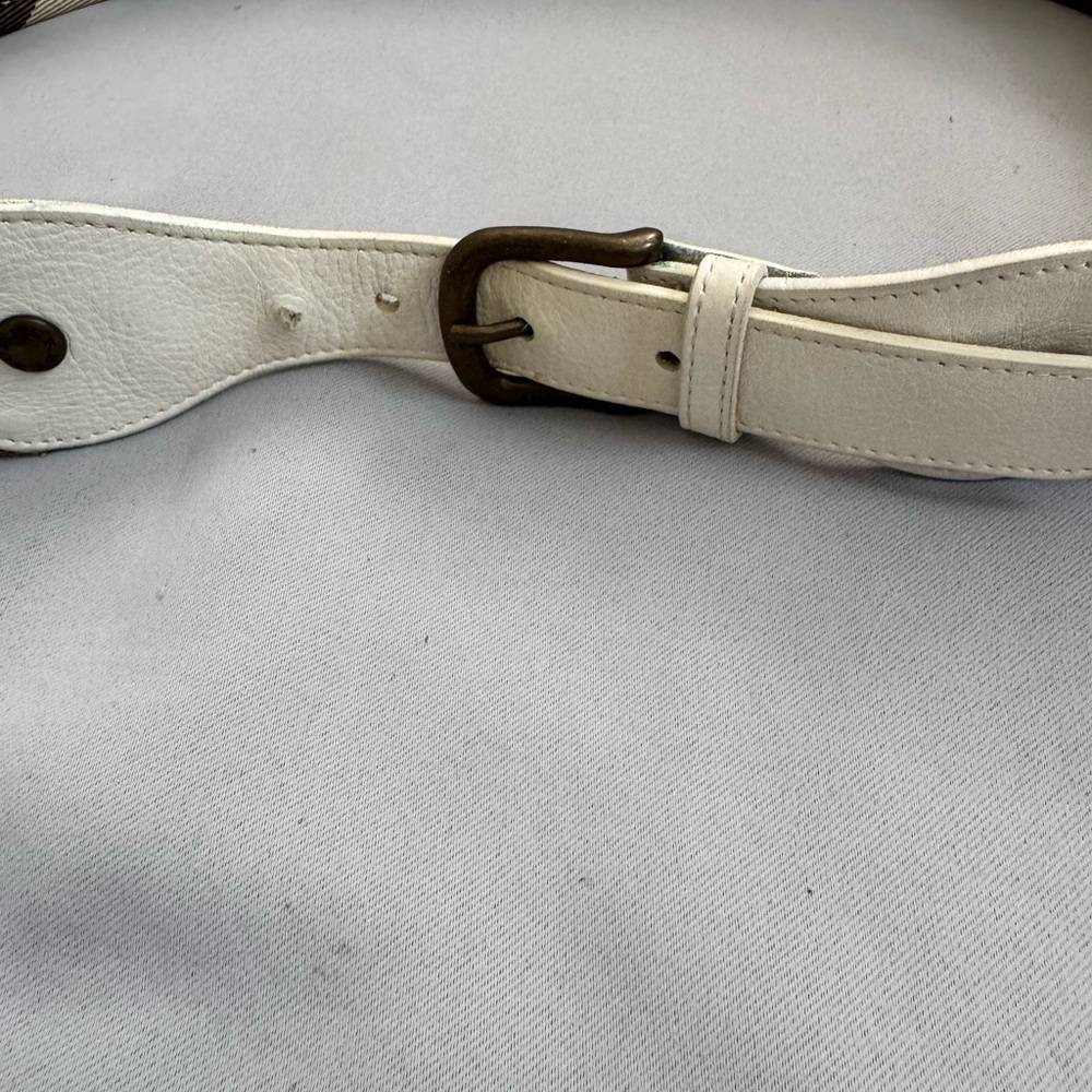 Burberry London Nova Check Canvas & Leather Belt – Size 36/90 – Made in Italy - Picture 4 of 10